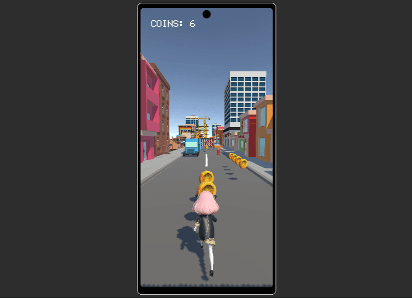 Anya Runner — main screenshot